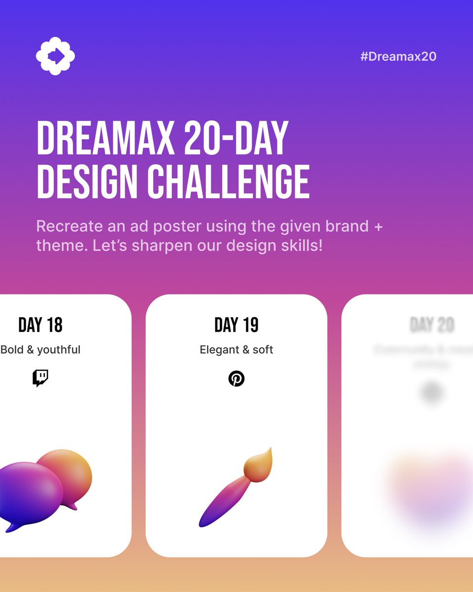 dreamaxhq's tweet image. Day 19
Brand: Pinterest Copy: "Find your inspiration." Theme: Elegant &amp;amp; soft