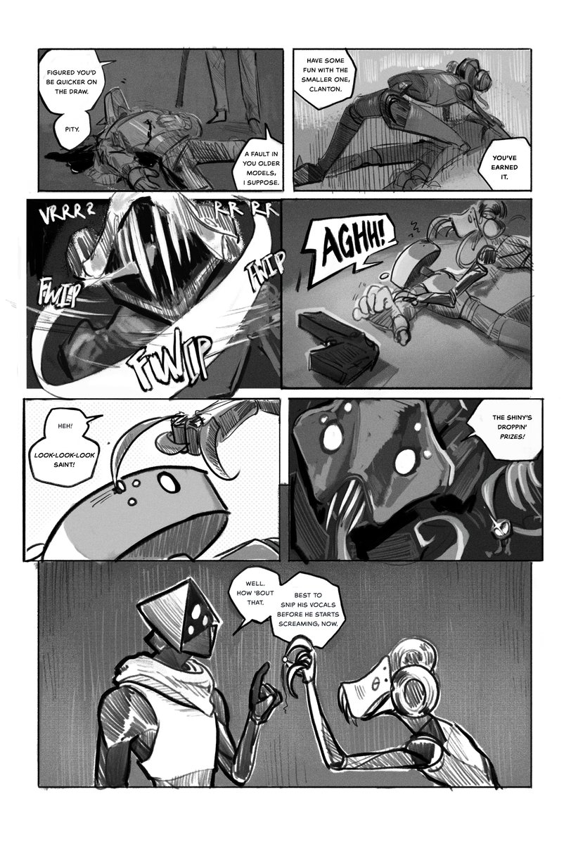 OnlineLizard's tweet image. Check out the new page of Born Slippy #1, a brand-new cyberpunk adventure in the world of The Bekkoning!
Created by me
Art by @bronkosaur
Written by @PAODriscoll3
Edited by @TheComradeVideo
New page every Friday!