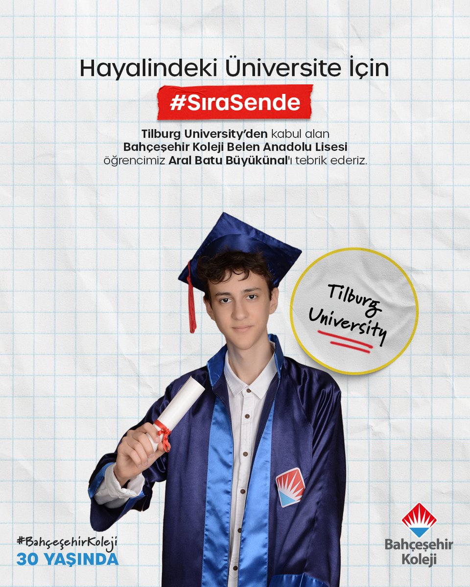 bkbelen_'s tweet photo. Hayalindeki Üniversite İçin #SıraSende

Öğrencilerimizi tebrik ederiz.
#BahçeşehirKoleji #SıraSende

@bahcesehir_k12 @Vahapisik83 @taner_kayis @GokcemTaser @emrahzambak https://t.co/xKkqJvjjC8