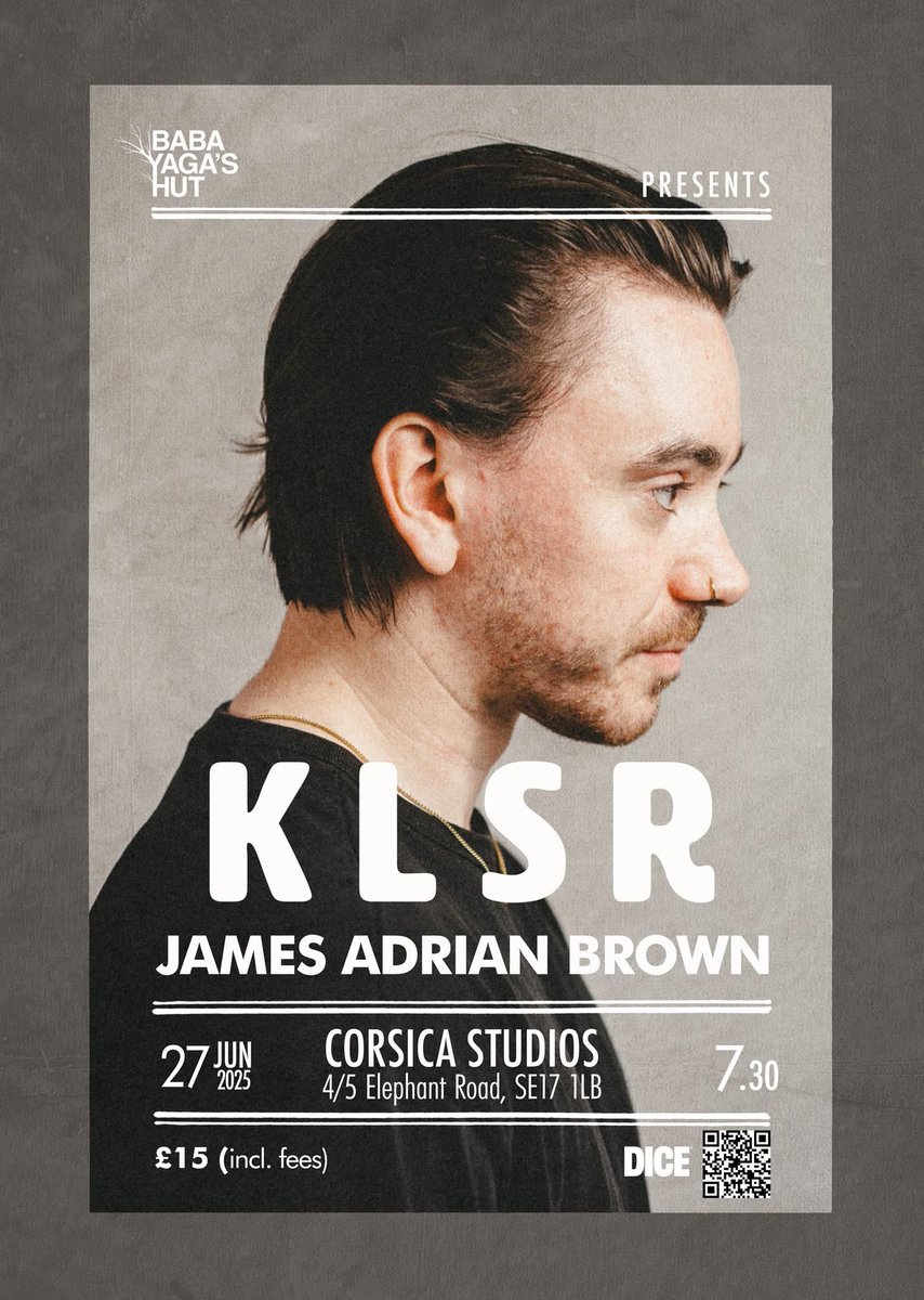jamadrianbrown's tweet image. London tonight! 🙌🙌🙌🙌🙌 supporting the mighty KLSR
@byhut @Corsica_Studios
link.dice.fm/nd9fb2d1b896?d…