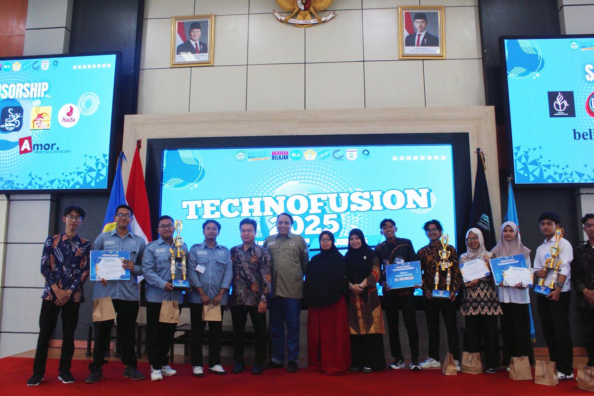HMTIUTM's tweet image. Selamat para pemenang Technofusion 2025🏆🏅🏵️🤩
#teknik #utm #perlombaan #kompetisi #teknikindustri