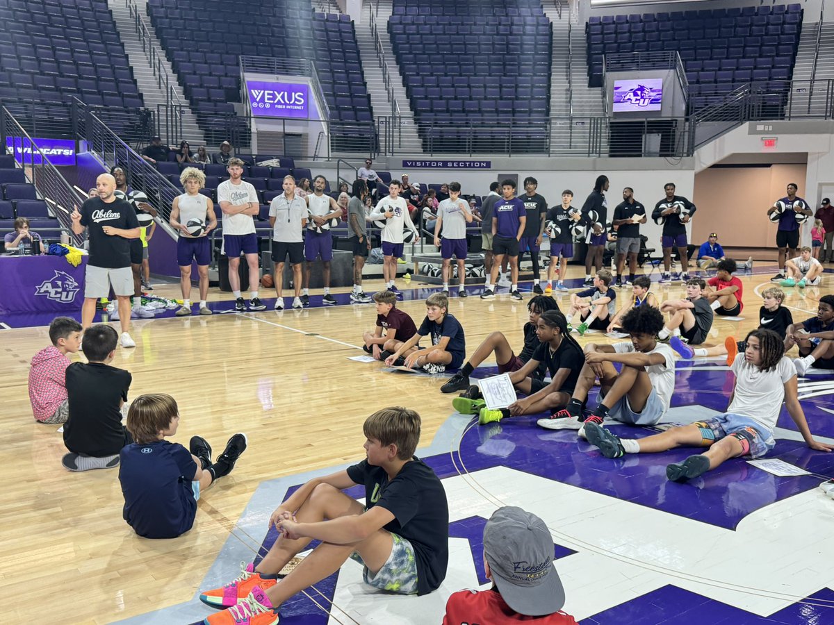 ACU_MBB's tweet image. Camp Season was a huge success. See you guys back in Moody this November!
#BeDifferent | #GoWildcats