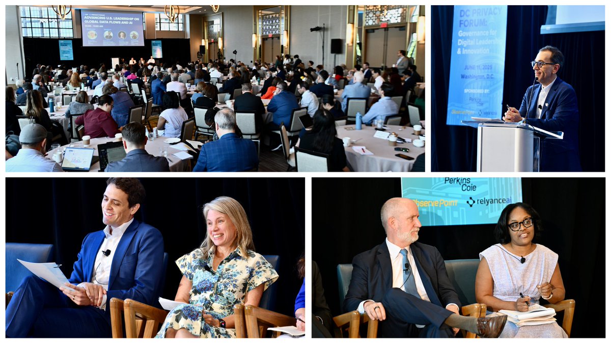 futureofprivacy's tweet image. 🚨#ICYMI: On June 11, FPF hosted the annual DC Privacy Forum, convening top voices in government, civil society, academia, and industry for a full day of critical discussions about privacy and AI policy. Take a look at our recap blog to learn more: fpf.org/blog/annual-dc…