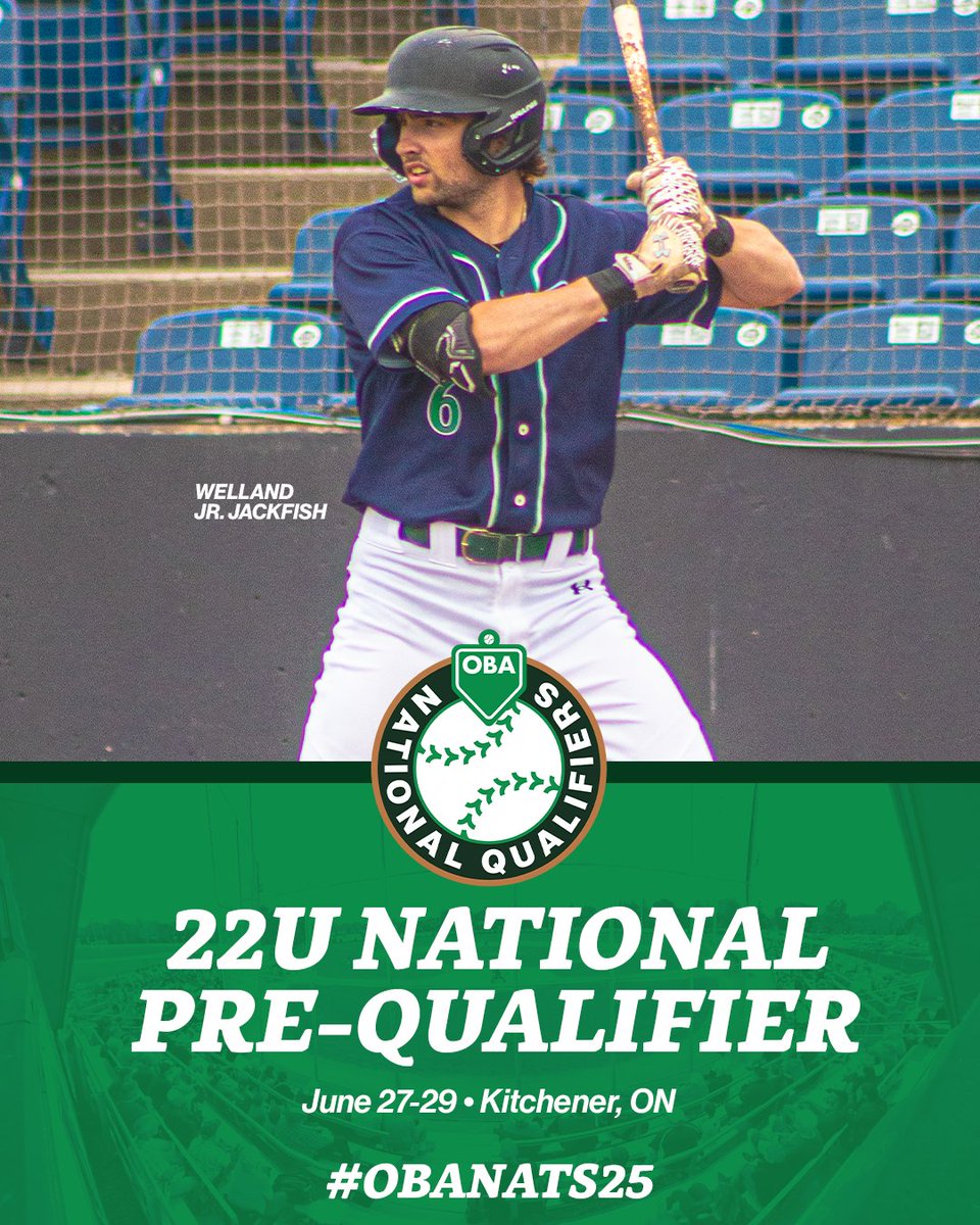 🚨 22U National Pre-Qualifier 🚨

The 2025 22U National Pre-Qualifier begins today in Kitchener as 16 teams vie for the chance to punch their ticket to the 22U National Qualifiers!

Follow along here for results ➡️ registeroba.ca/results

#OBANats25