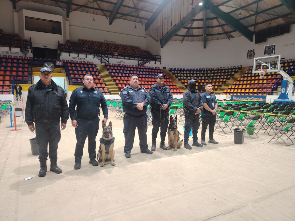 🐶 Los canes nos fueron donados por el <a href="/StateINL/">US Dept of State INL</a> como parte de la cooperación bilateral entre ambas naciones. #MichoacánEsMejor👮🏻‍♀️