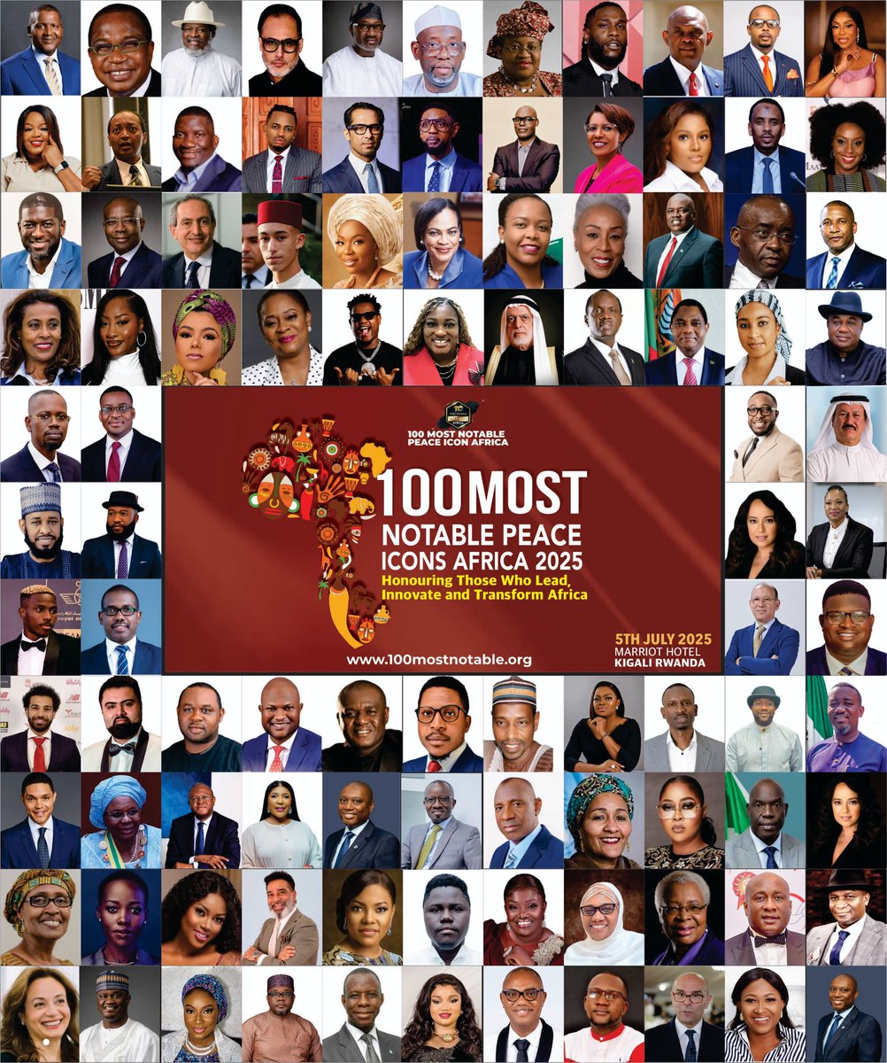 أصدقائي الأعزاء 
بعد أسبوع مميز في القاهرة بجمهورية مصر العربية، نحط الرحال بكيكالي، برواندا لتسلم هذه الجائزة ضمن شخصيات وازنة في القارة الإفريقية. 
شكرا لكم جميعا علي هذا التكريم 🌹🇲🇦
#abdelhaknajib #editionsorion #100mostnotables #africa