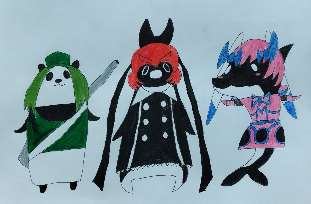 テイコウペンギン×ガディガルズ！

テイコウペンギンのペンギン、パンダ、シャチにガディガルズのメンバーのコスプレをさせてみました！

パンダ「ペンギンこの仕事やっといて♪」
ペンギン「分かったわ……いや押しつけるな💢」

#guardygirls
#テイコウペンギン
#ガディガルズ
#コラボ