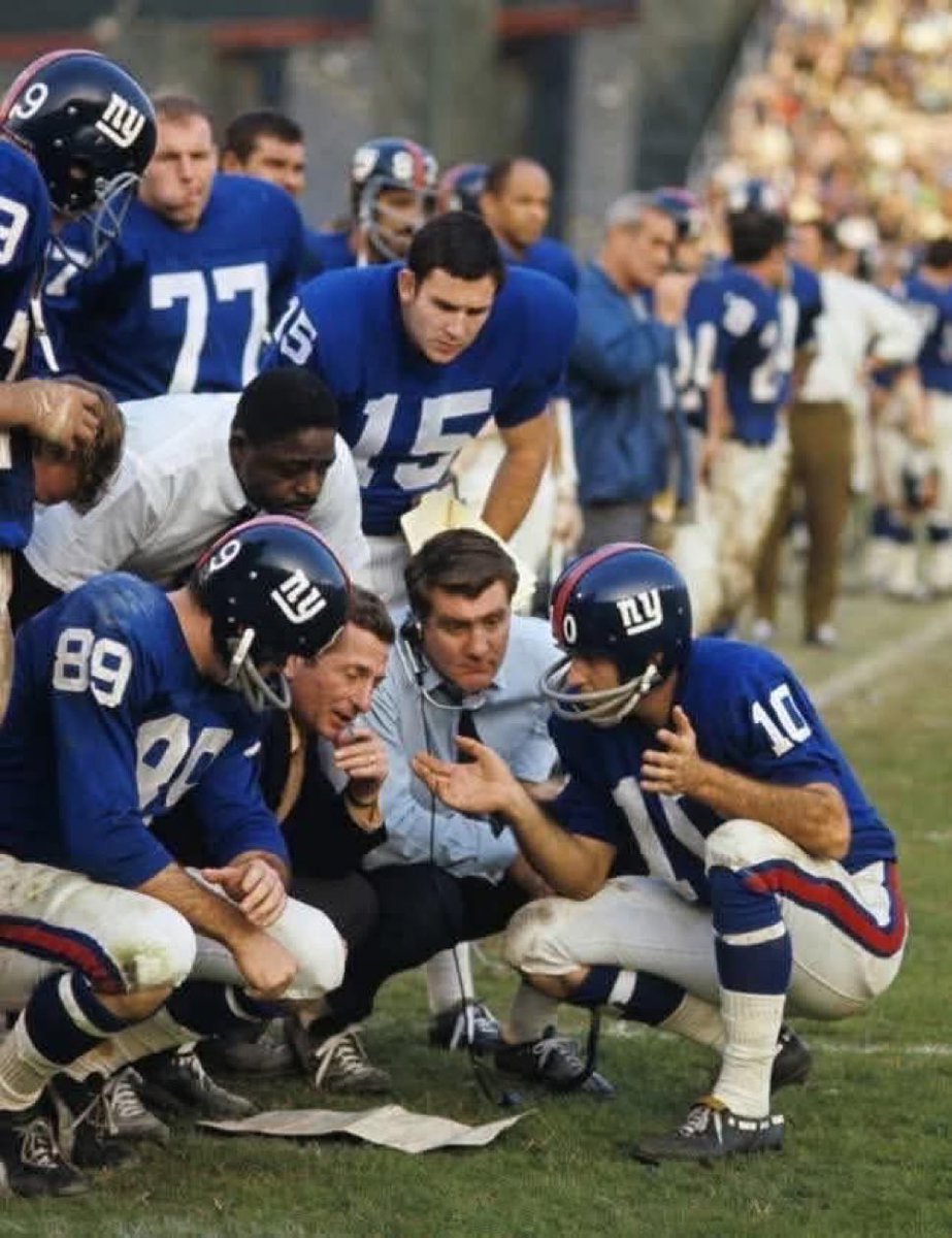 Que maravilla de foto de principio de los años 70.. #NYGiants