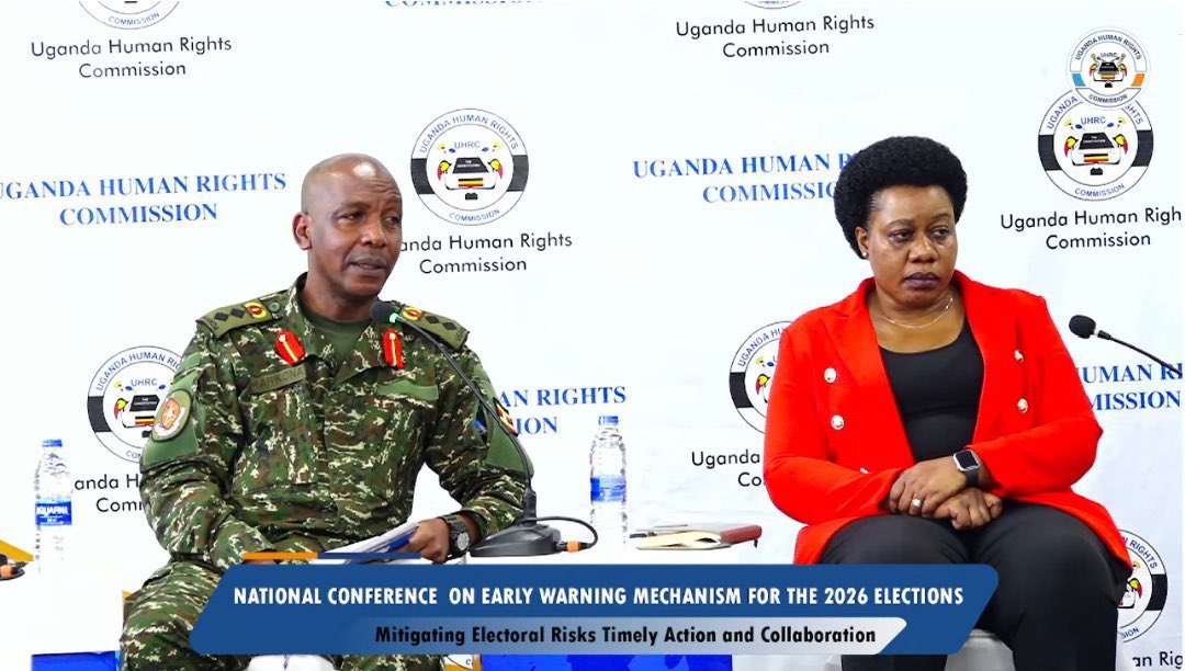 Center for Constitutional Governance (CCG) (@ccgea1) on Twitter photo “There is need for intentional budget allocations to enable <a href="/UgandaEC/">The Electoral Commission - Uganda</a> recruit enough Police Constables during elections,not the army.” - <a href="/SarahBireete/">Dr. Bireete Sarah</a>
#UgandaDecides2026 #EyesOnElections
#UHRCForPeace <a href="/UHRC_UGANDA/">Uganda Human Rights Commission (UHRC)</a> <a href="/ehorn_/">East and Horn Of Africa Observation Network</a> “There is need for intentional budget allocations to enable <a href="/UgandaEC/">The Electoral Commission - Uganda</a> recruit enough Police Constables during elections,not the army.” - <a href="/SarahBireete/">Dr. Bireete Sarah</a>
#UgandaDecides2026 #EyesOnElections
#UHRCForPeace <a href="/UHRC_UGANDA/">Uganda Human Rights Commission (UHRC)</a> <a href="/ehorn_/">East and Horn Of Africa Observation Network</a>