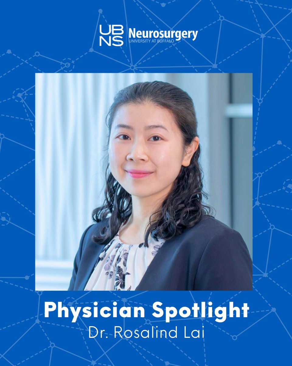 UB Neurosurgery (UBNS) (@ub_neurosurgery) on Twitter photo Meet Dr. <a href="/rosalind_lai/">Rosalind Lai, MD</a>!
Dr. Lai is a #cerebrovascular & #endovascular #neurosurgeon, treating #aneurysm, #AVM, #stroke & more, and leads research on brain vessel disease in women.
Learn more: ubns.com/physicians/ros… Meet Dr. <a href="/rosalind_lai/">Rosalind Lai, MD</a>!
Dr. Lai is a #cerebrovascular & #endovascular #neurosurgeon, treating #aneurysm, #AVM, #stroke & more, and leads research on brain vessel disease in women.
Learn more: ubns.com/physicians/ros…