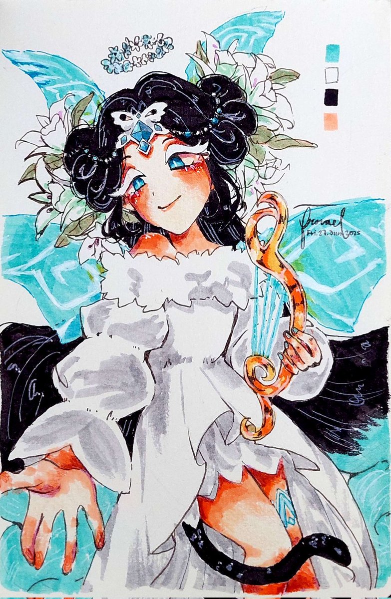 turtluxium's tweet image. Venti as Eternal Sugar UGH✨️✨️
#venti #GenshinImpact #CRK #cookierunkingdom #crossover #Barbatos #art #traditionalart #fanart #frovael