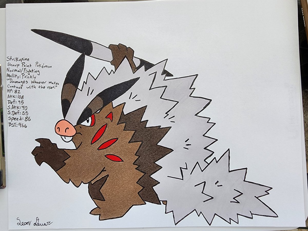 FalcoSean's tweet photo. For this week's #FakemonFriday, I'm deviating a bit to post two completely unrelated Korinata Fakemon lines. Meet the Satoowit Line and the Porpoint Line.
#Pokemon #PokemonArt #Fakemon #FakemonArt #PsychicTypePokemon #FlyingTypePokemon #NormalTypePokemon #FightingTypePokemon https://t.co/tFcJM5sWNI