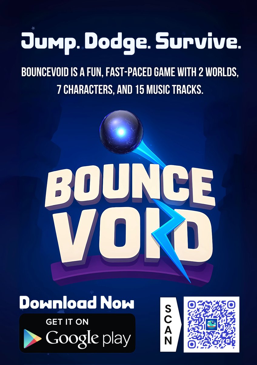 Bouncevoid's tweet image. This is my game 🔵 BounceVoid 
Play Now! 🔗 linktr.ee/Iamneoficial

#bouncevoid #platformergame 
#NewGameRelease #IndieGameDev