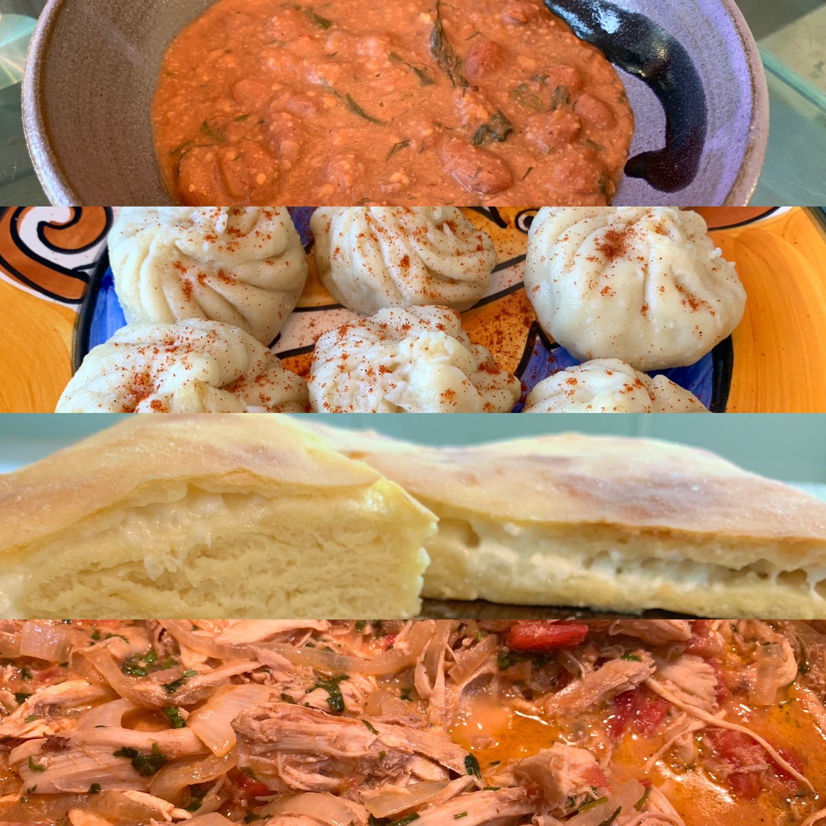 Culinary inspiration from recent trip, part II: Georgian cuisine.

On our first night in Helsinki, we stumbled almost at random into a Georgian restaurant, and loved it.  It took a little while to secure a good cookbook and key local ingredients, but it’s been a huge success.