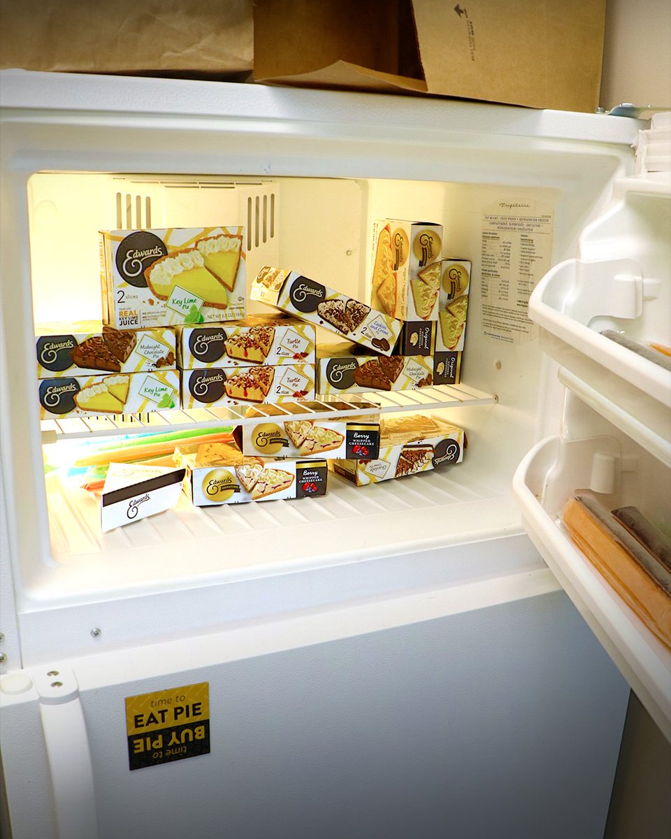 If you enjoy it straight out of the freezer, eating a slice of EDWARDS Desserts is a totally legit way to celebrate National Ice Cream Cake Day, today.