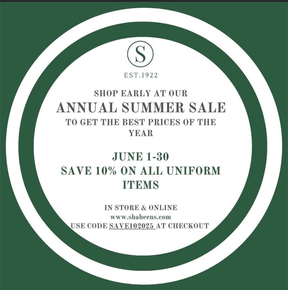 Sale ends soon! Don't miss out on this sale from Shaheen's!