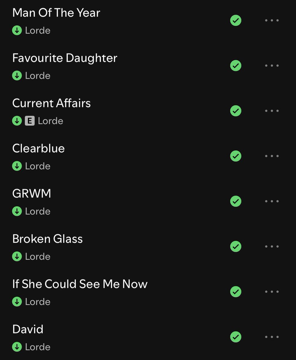 1 album, 11 songs, 0 skips