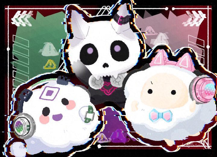 かっこかわいいマスコットたち
#YaminoArt #叢雲掲示板 #Nari_Art