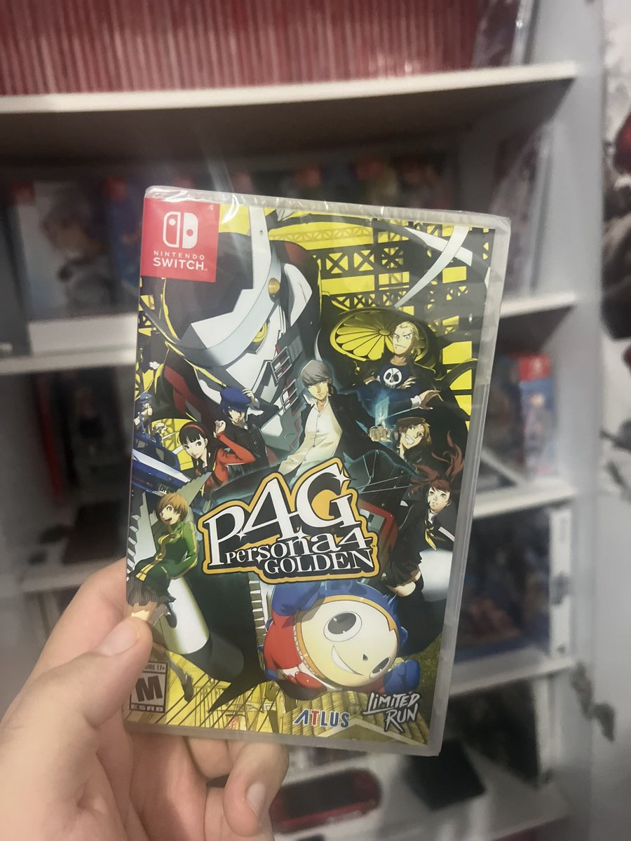 MarkJx_97's tweet photo. Welcome to the Midnight Channel.
Persona 4 Golden – @LimitedRunGames finally in hand.
#Persona4Golden #LimitedRunGames #SwitchCollector #Atlus #Switchcorps https://t.co/ygEBlPzpNF