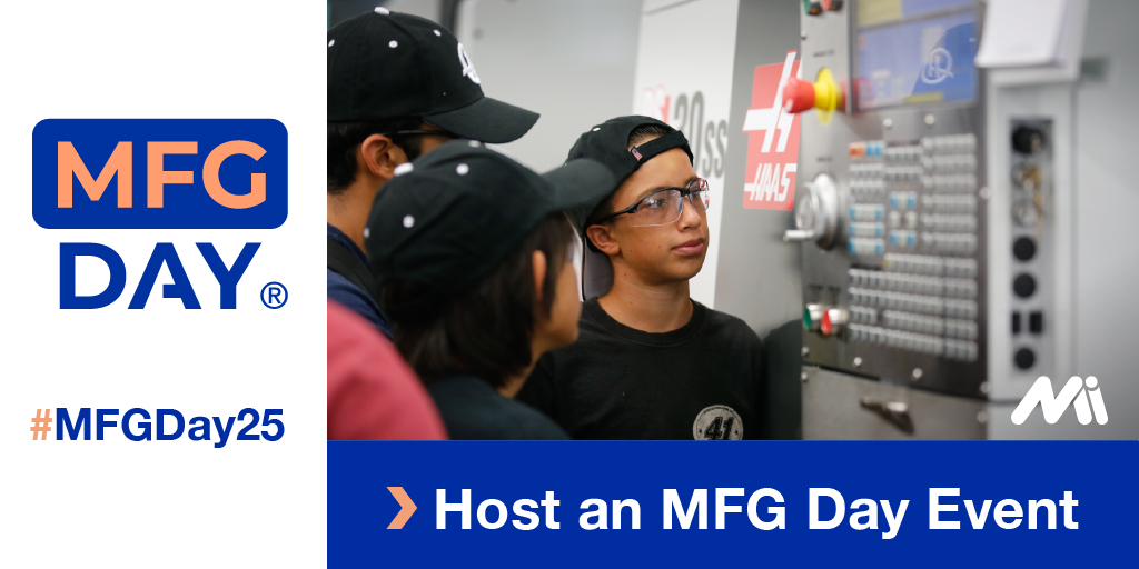 AMBayArea's tweet image. MFG Day 2025 will be held on Friday, October 3 but celebrated throughout the month of October. Manufacturers are encouraged to open their doors to students, parents, educators, and community leaders.
Learn more: ambayarea.org/event/mfg-day-…
#MFGDay25 #BayArea #Manufacturers