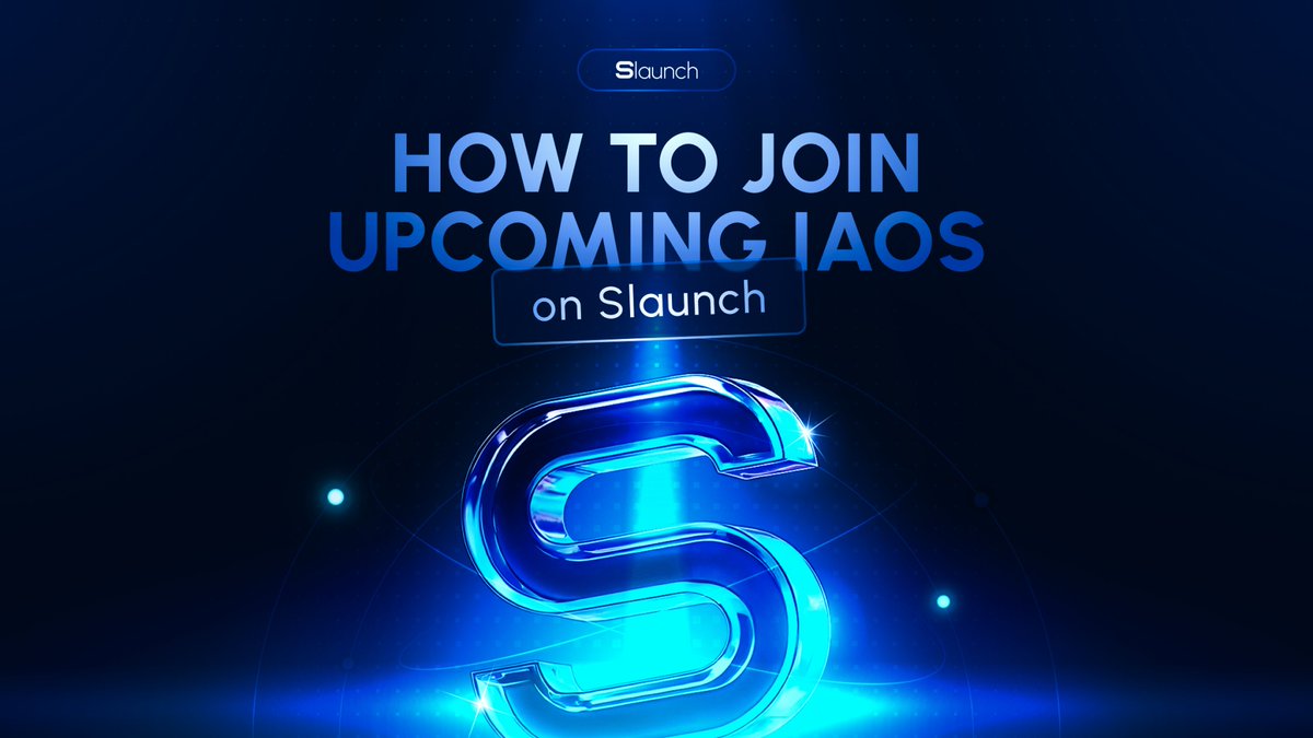 🔎 HOW TO JOIN THE NEXT IAO ON SLAUNCH

New IAO projects are lining up to launch on Slaunch. If you missed the first, now’s the time to get ready for the next opportunity.

Here are the ways to get on the whitelist:

1️⃣ Yap on X
• Post about upcoming IAO projects to earn