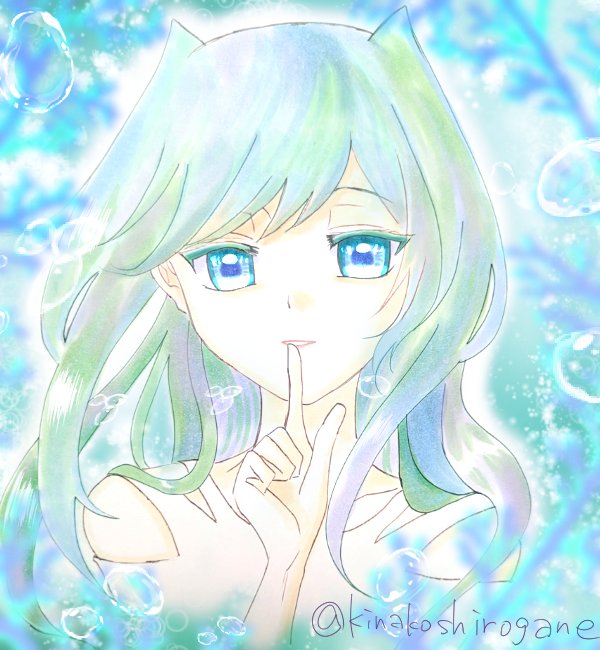 #魅力ある青を見せてください見た人全員強制
今年描いた青