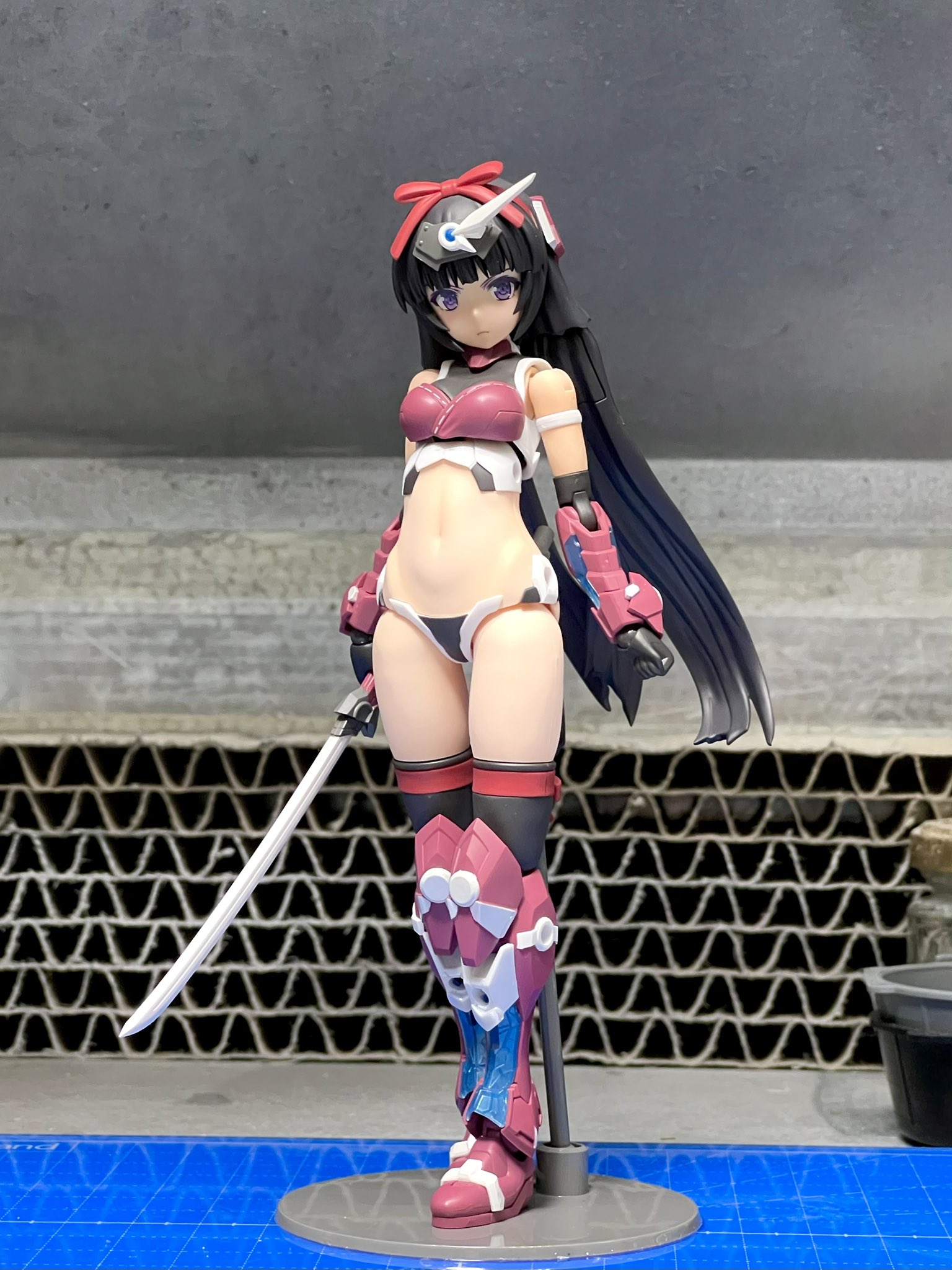 マガツキ・ドゥルガー用改造パーツ 黒バニー(フェイスパーツ欠品) フレームアームズ・ガール 改造パーツセット【白バニー/黒バニー
