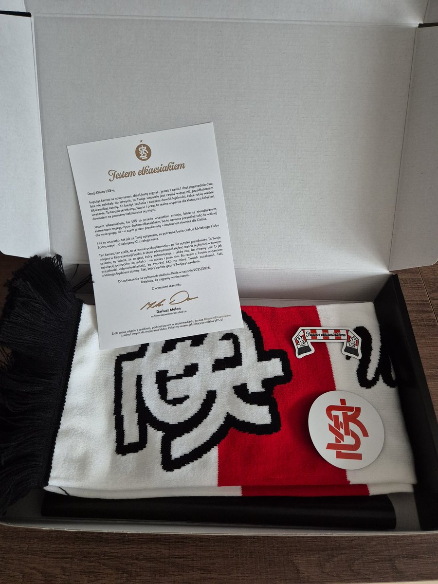 Inaff95's tweet image. Francja elegancja 😊
Wspieranie klubu to mój obowiązek jako kibica, ale takie gesty @LKS_Lodz bardzo cieszą 
#JestemEłkaesiakiem 
#Łodzianie