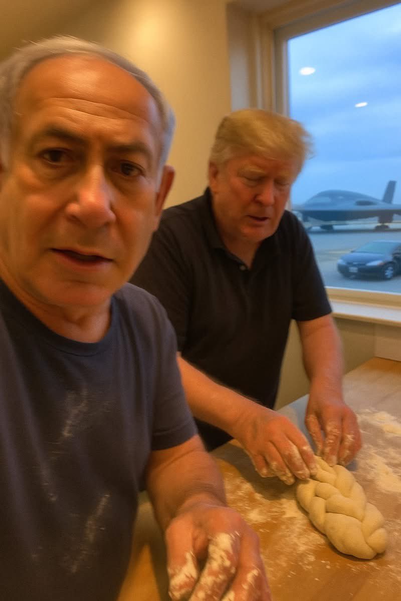 A sweet Shabbat Shalom picture from <a href="/netanyahu/">Benjamin Netanyahu - בנימין נתניהו</a> and <a href="/realDonaldTrump/">Donald J. Trump</a>!