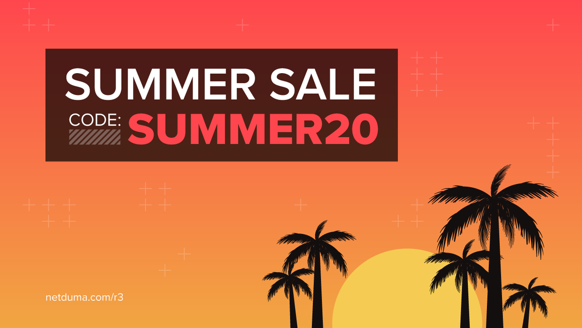 NETDUMA's tweet photo. The Netduma Summer Sale is here!🌞

Use code 'SUMMER20' at checkout for a massive 20% off the Netduma R3 gaming router for the whole month of July🤩

https://t.co/qJS94Dpo5L https://t.co/sOnxZGaaPI
