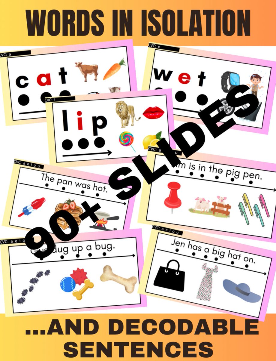 MsAlexis_Cook's tweet image. Obsessed with my new blending slides for CVC, digraphs, and blends! 

More phonics skills to come! 🤩🎉