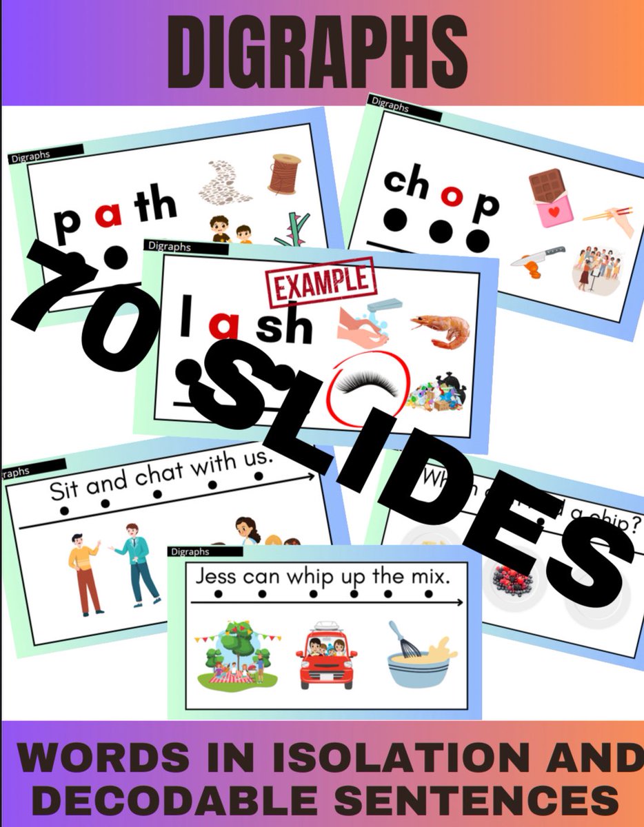MsAlexis_Cook's tweet image. Obsessed with my new blending slides for CVC, digraphs, and blends! 

More phonics skills to come! 🤩🎉