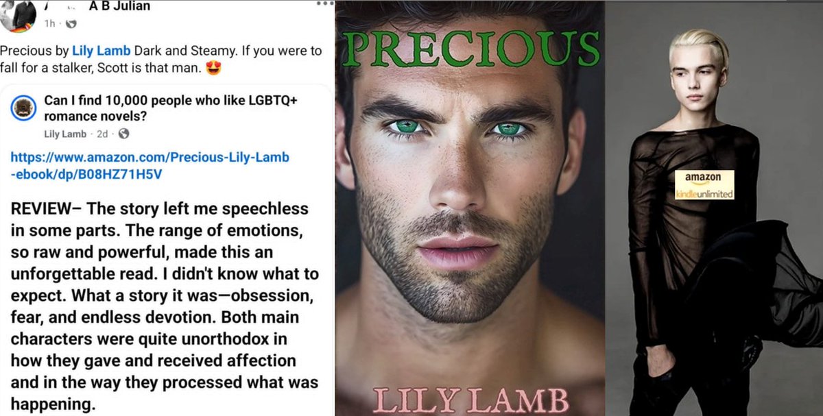 Author Lily Lamb (@shetwink) on Twitter photo <a href="/DavidBlair46320/">David Blair</a> amazon.com/Precious-Lily-…
REVIEW– The story left me speechless in parts. The range of emotions, so raw and powerful, made this an unforgettable read. Both main characters were quite unorthodox in how they gave and received affection and in the way they processed what was happening. <a href="/DavidBlair46320/">David Blair</a> amazon.com/Precious-Lily-…
REVIEW– The story left me speechless in parts. The range of emotions, so raw and powerful, made this an unforgettable read. Both main characters were quite unorthodox in how they gave and received affection and in the way they processed what was happening.