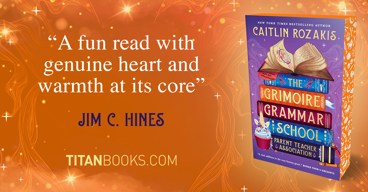 Have you read THE GRIMOIRE GRAMMAR SCHOOL PARENT TEACHER ASSOCIATION by Caitlin Rozakis yet? 💜

Two parents and their werewolf daughter try to fit into magic aristocracy, but ancient prophecies, magical trials, conspiracies and PTA bake sales await them.

tinyurl.com/224r7rx2