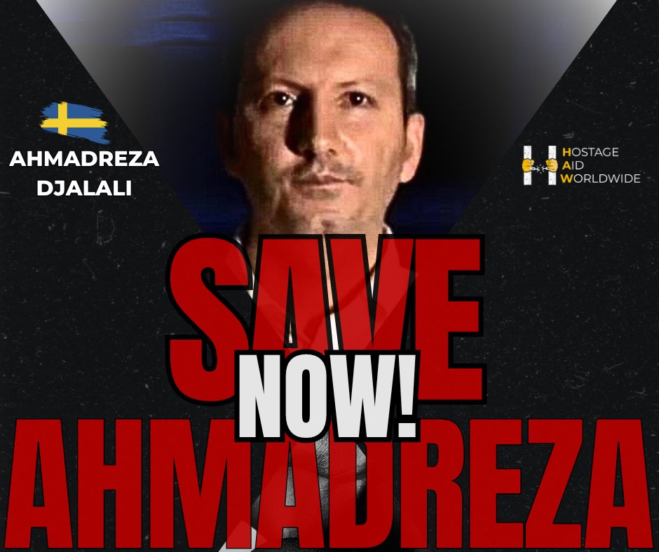 Hostage Aid Worldwide (@hostageaid) on Twitter photo Finally, <a href="/SwedishPM/">Ulf Kristersson</a> has spoken with other prime ministers about the case of 🇸🇪 Ahmadreza Djalali.
Better late than never.
Hostage Aid has long called on governments to unite & act to free their citizens from #Iran; especially in Djalali’s case, where the threat of execution has Finally, <a href="/SwedishPM/">Ulf Kristersson</a> has spoken with other prime ministers about the case of 🇸🇪 Ahmadreza Djalali.
Better late than never.
Hostage Aid has long called on governments to unite & act to free their citizens from #Iran; especially in Djalali’s case, where the threat of execution has