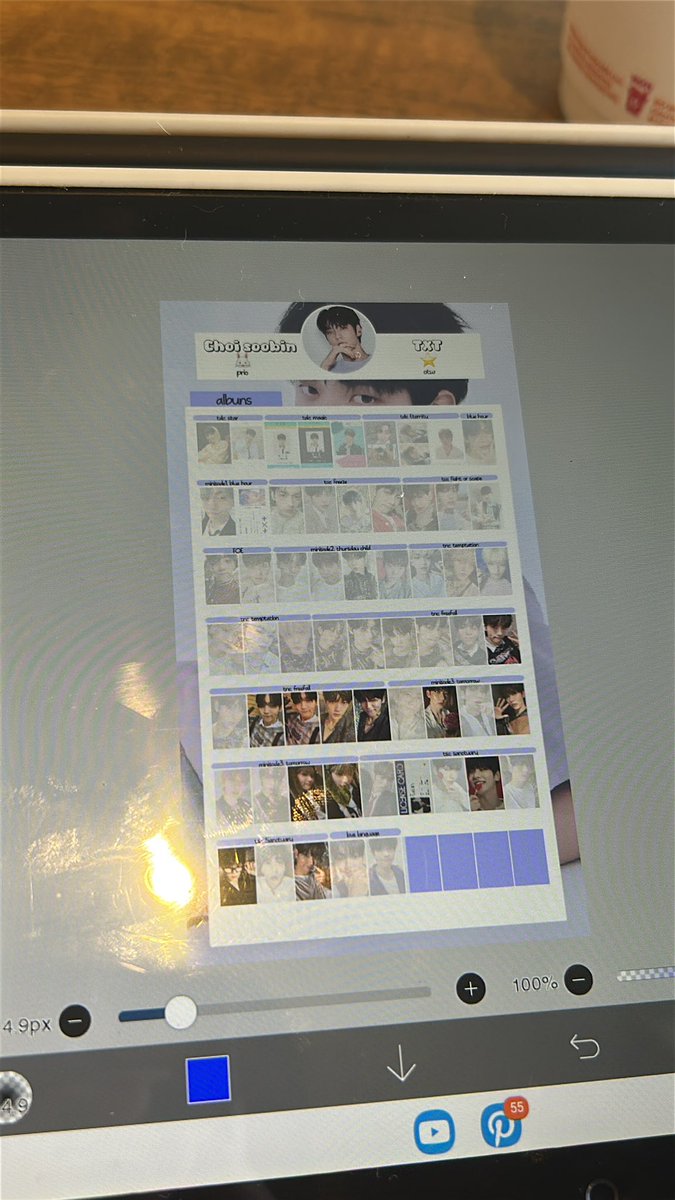em minha defesa:
- Eu fazia uma wl nova só pros cards que estavam faltando pra mim, agr faço template com todos 
- não ia caber todos do together no tamplate antigo 💔 tava sobrando do quatro espaços