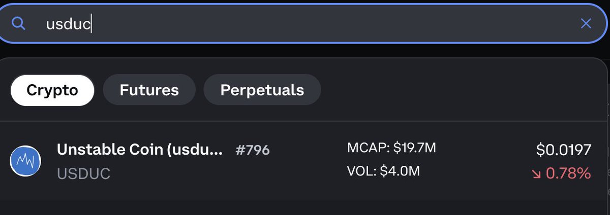 Don Brazzers (@slingdeez) on Twitter photo i meant to type $USDC on coinbase but my brain is so used to typing $USDUC...
anyhow, kind of cool that it shows up.
wen list <a href="/coinbase/">Coinbase 🛡️</a>? i meant to type $USDC on coinbase but my brain is so used to typing $USDUC...
anyhow, kind of cool that it shows up.
wen list <a href="/coinbase/">Coinbase 🛡️</a>?