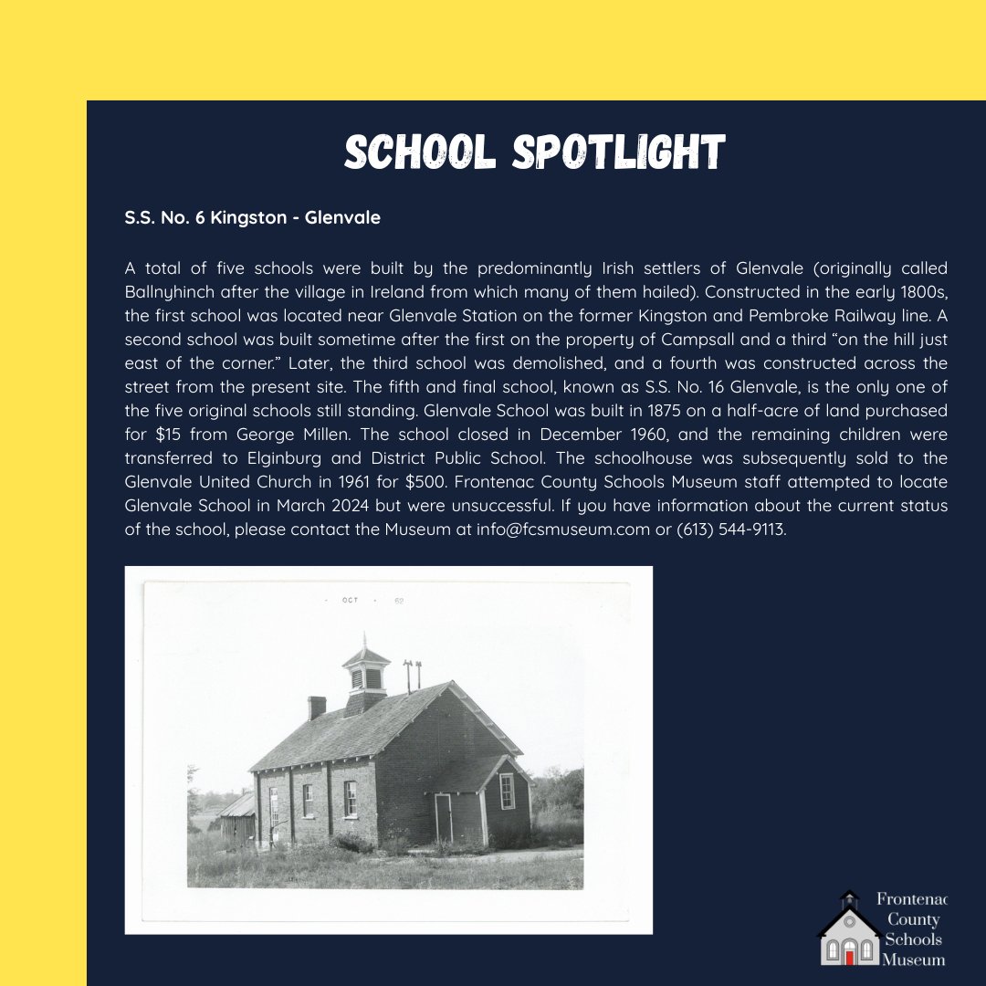 Frontenac County Schools Museum tweet media