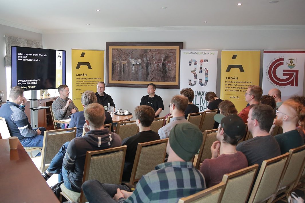 As part of Galway Film Fleadh's Industry Fair 2025 Ardán presents ‘Pitching for Games 101’, a workshop with industry experts &amp; Pitch Development 1:1 Opportunities for game developers - Saturday, July 12th, at the Galmont Hotel!

Find out more &amp; register: ardan.ie/event/pitching…