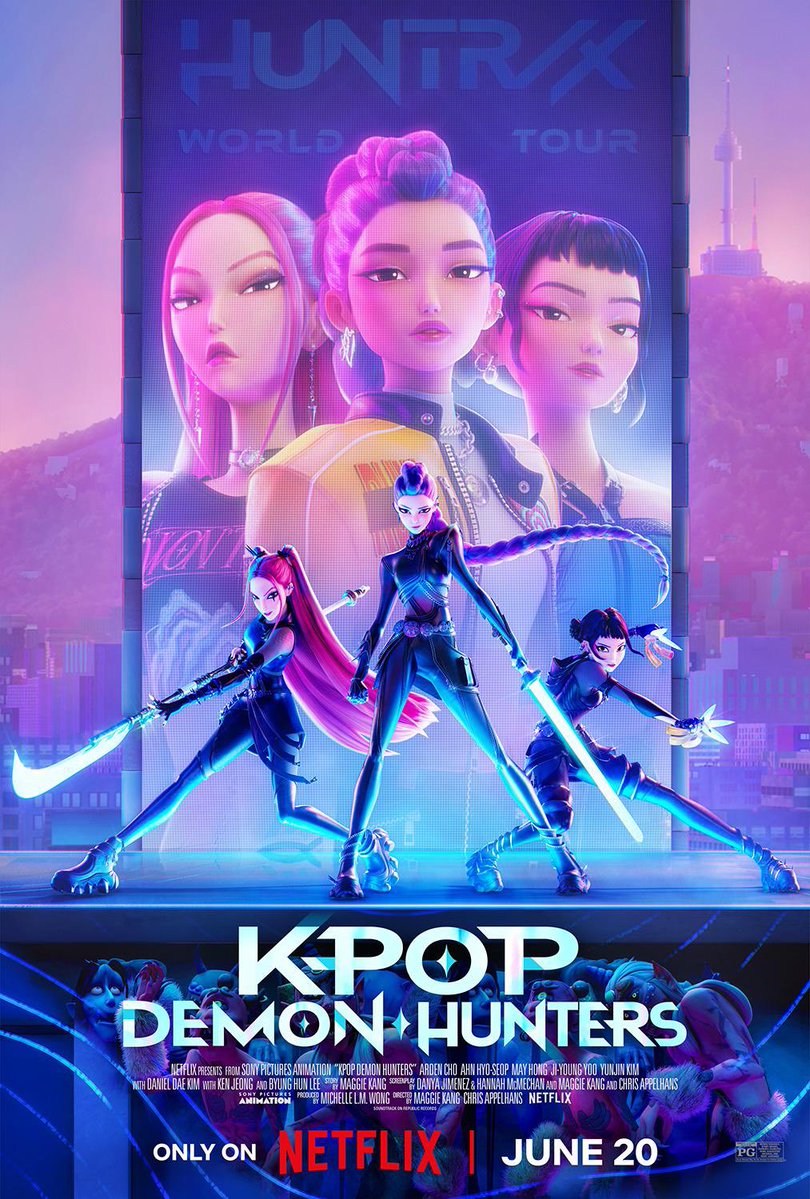 This movie cooked 🔥

I’m not a huge KPop fan but I love animation so I decided to give it a try since the narrative seemed interesting. 

Ngl, they cooked so hard with the overall quality, even the songs are catchy af and still stuck in my head.

‘KPop Demon Hunters’ on Netflix.