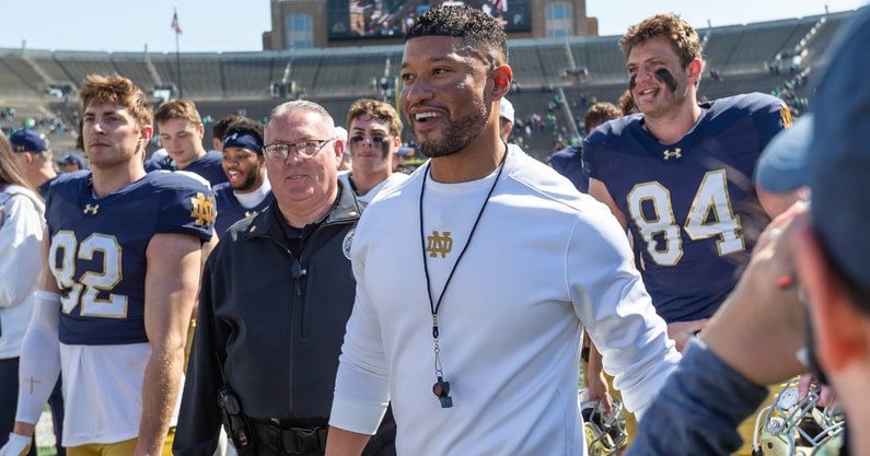 Marcus Freeman and the Irish are trending for another top target, building on the nation's No. 2 ranked recruiting class: on3.com/news/notre-dam…