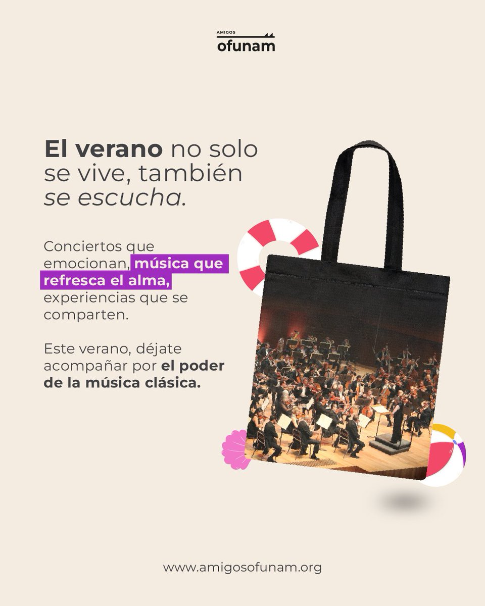 👉 Conviértete en Amigo de la OFUNAM y disfruta cada nota del verano con nosotros.
🔗amigosofunam.org/hazte-amigo