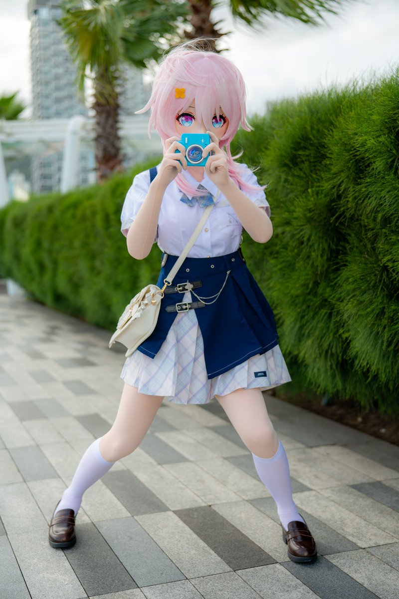 赵相机~~~让我摄摄
👚:<a href="/Muki_2001/">Mukiii</a> 
📷:<a href="/YuriSuki2233/">Yurii</a> 
#kigurumi #着ぐるみ #三月七