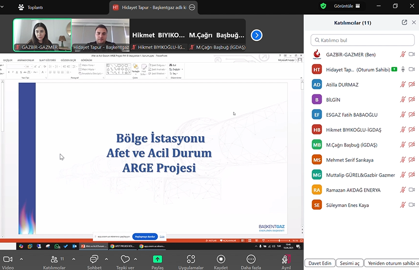 GazbirGazmer's tweet photo. Haziran ayı içerisinde "Afet ve Acil Durum Yönetiminde Doğal Gaz Dağıtım Hizmet Süreçlerinin İyileştirilmesi Projesi" kapsamında RMS-A, Bölge Regülatörü, Bina İçi Tesisat ve PE/Çelik Hat çalışma gruplarının toplantıları gerçekleştirildi. https://t.co/TMULvr1lfR