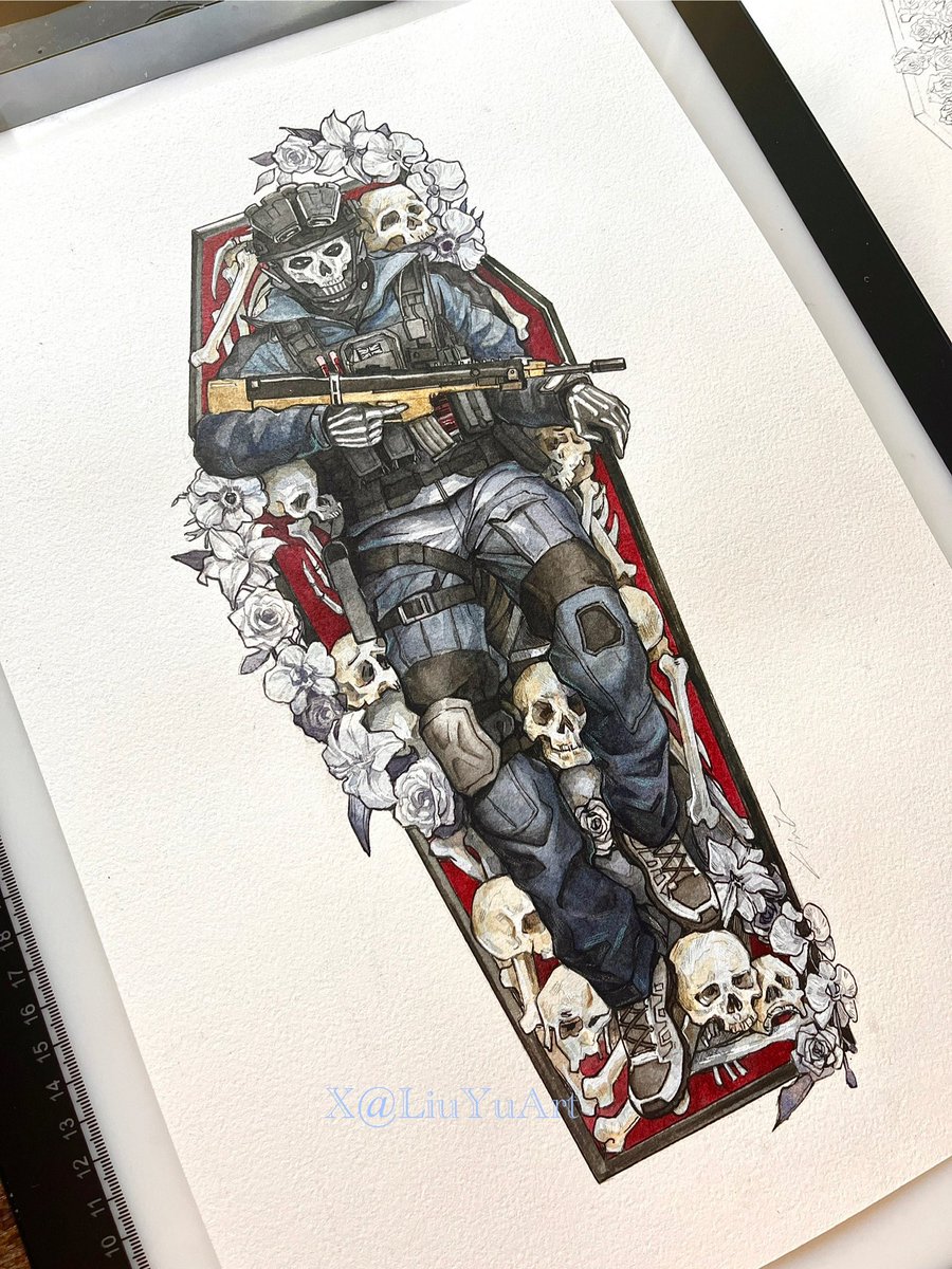 LiuYuArt's tweet image. G H O S T
#CallofDuty #SimonGhostRiley #Ghost