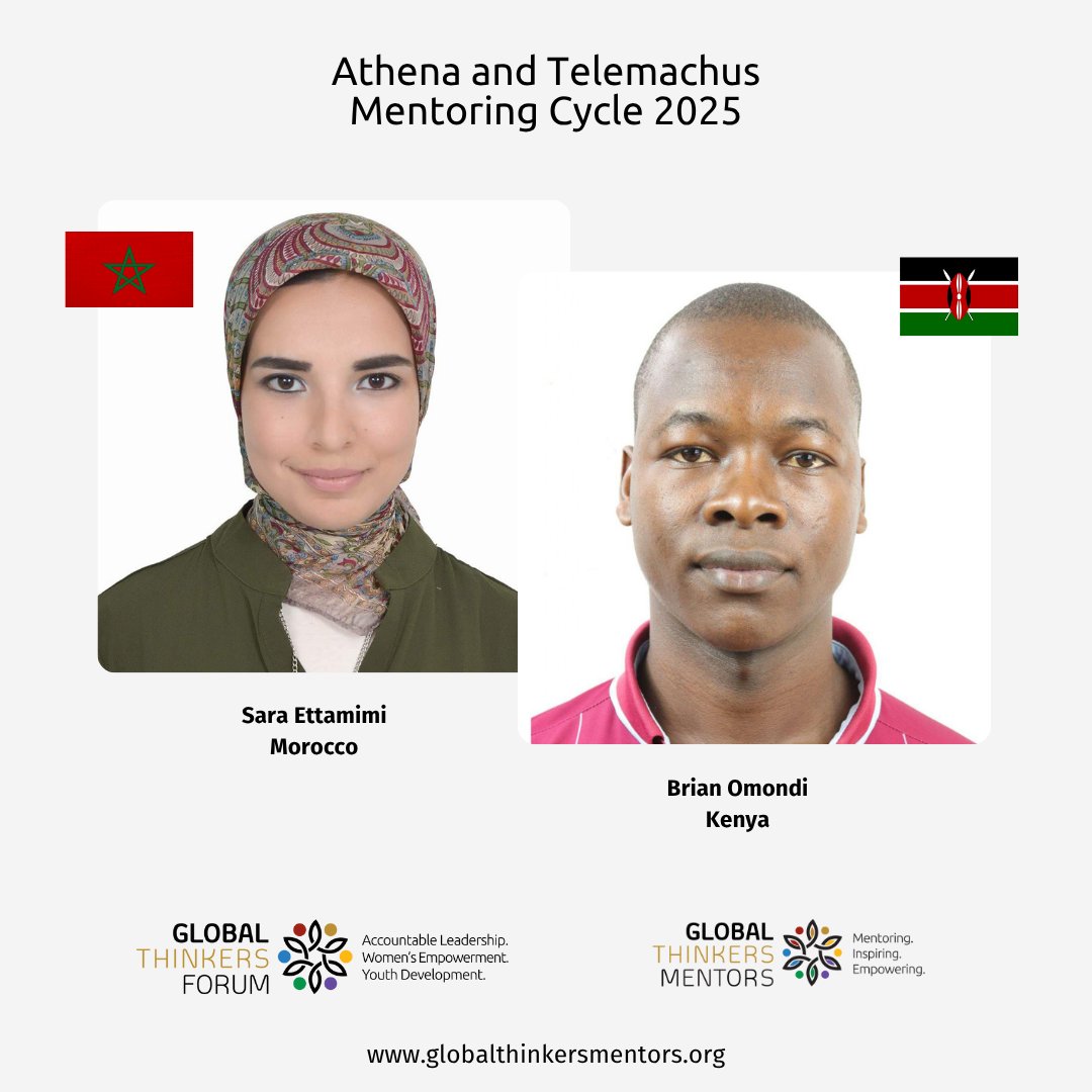 GTFMentoring's tweet image. We are excited to have among our 2025 mentees @brianom01520984 from #Kenya. His #mentor is former GTF mentee @EttamimiSara, who holds a PhD in Biotechnology with a focus on Environmental Sciences. Brian is a young marine scientist & environmentalist. #GTF #sdgs #mentoring #africa