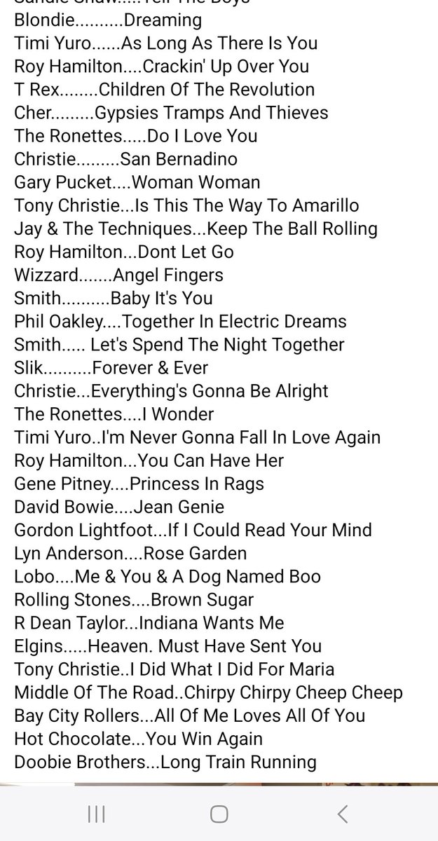 Years98fm's tweet image. Join us tonight 10pm UK time on @phoenixfm 98fm DAB and worldwide online for two hours of great tracks from 1955-1989. Click the link to listen live online
phoenixfm.com/listen-live/
Here's the playlist (click photo for full list)