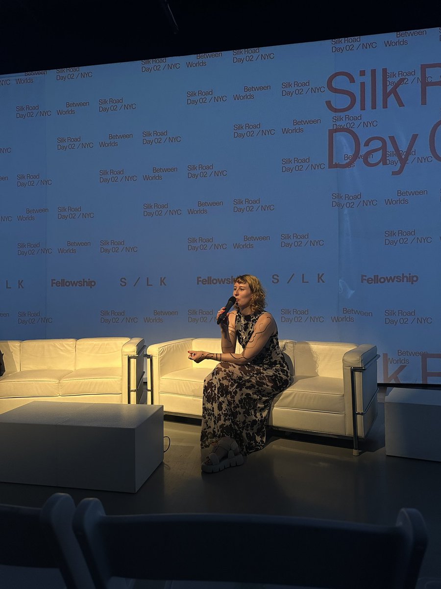 about yesterday:

Silk Road Day 02 NYC / Between Worlds
<a href="/silkarthouse/">SILK</a> x <a href="/fellowshiptrust/">Fellowship</a> 

Thanks all for being with us at LUME Studios🌹