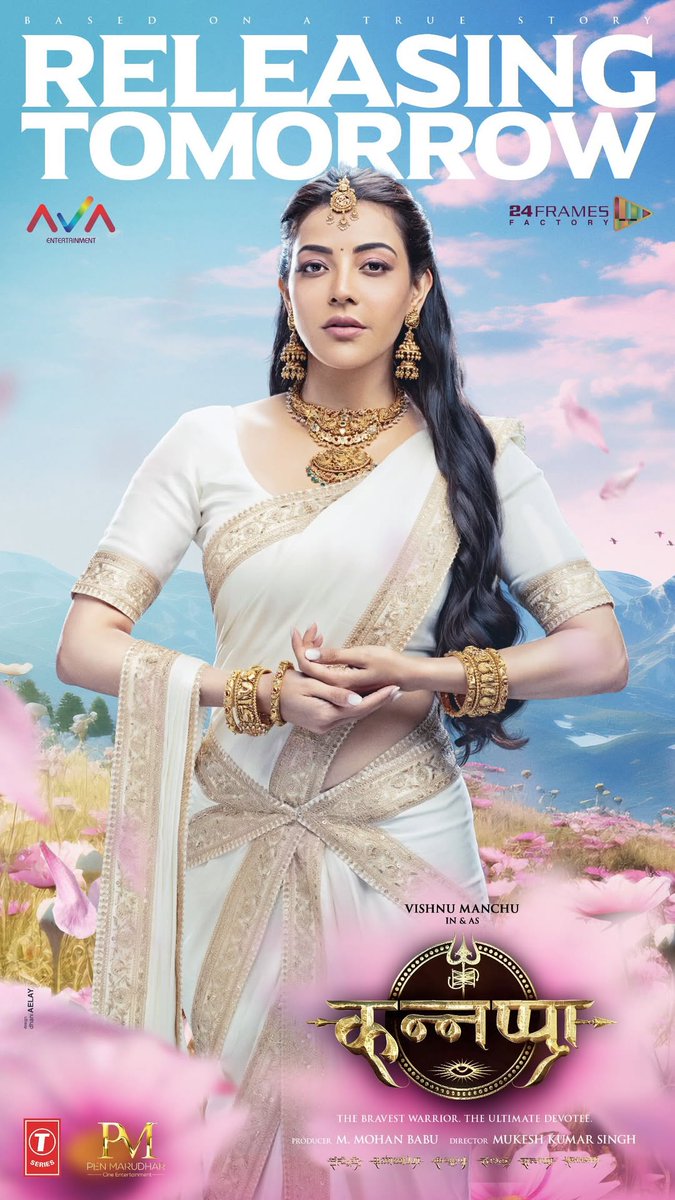 Without WM 😍🤍

#Kannappa #KajalAggarwal