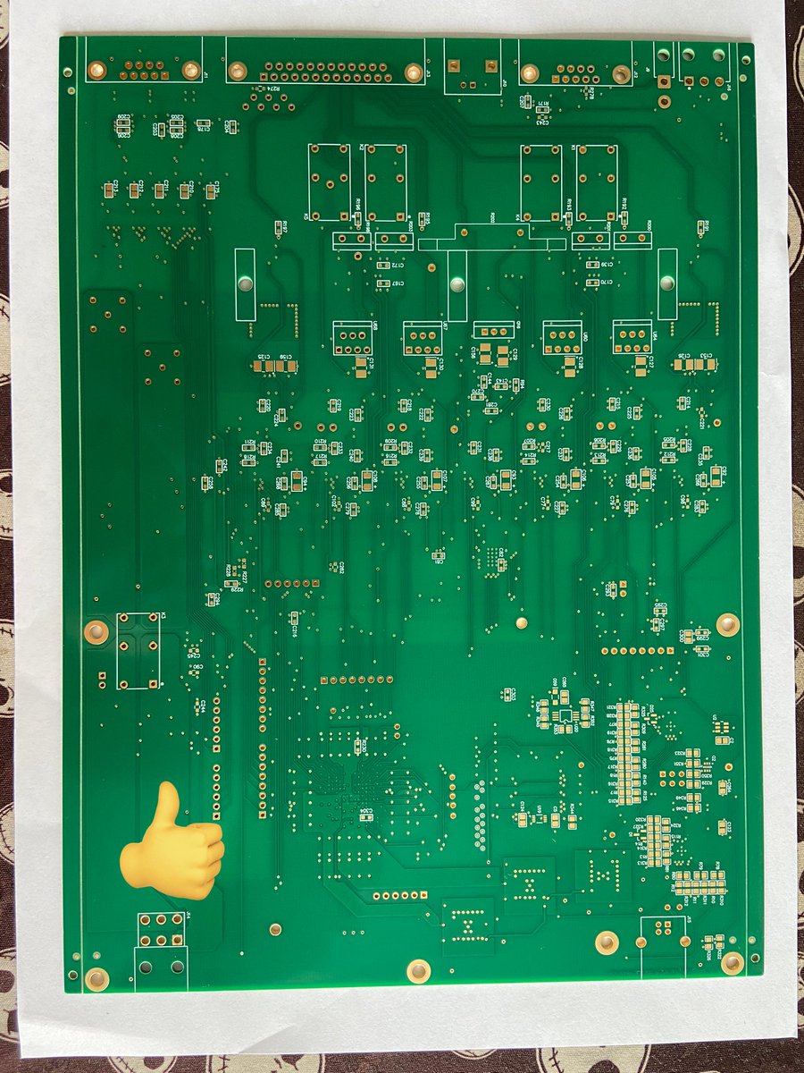NickoXia's tweet photo. Just finished a repeat order for a Europe customer😊😊
1000pcs 4-Layer ENIG PCBs delivered on time with 99.8% yield!  
Choose Us for Hassle-Free, Fast &amp; Cost-Effective PCB Solutions!  
Need a quote? PM me or send Gerber by email! https://t.co/NgRWv6edNY